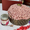 Panettone artesano con crema de chocolate rubí