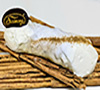Cannoli gourmet cubiertos de chocolate blanco