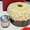 Handmade Panettone with White Chocolate Cream