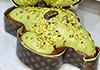 Colombe de Paques artisanaleà la crème de pistache