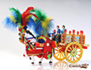 Carretto siciliano cm 34, meraviglioso souvenir Sicilia