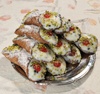 6 Cannoli Covered with Pistachios