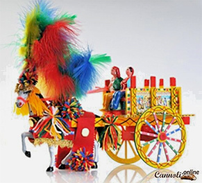Medium Size Sicilian Cart - Wonderful souvenir of Sicily