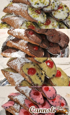 6 Assorted Cannoli